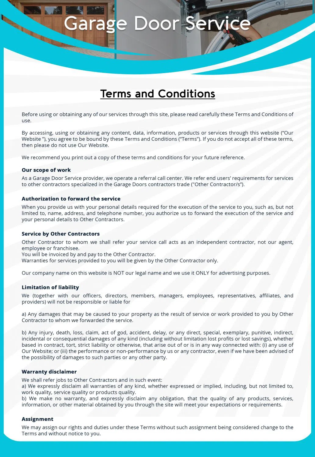 Capitol Garage Door Repair Service Silver Spring, MD 301-375-0849 - terms-gr-10m